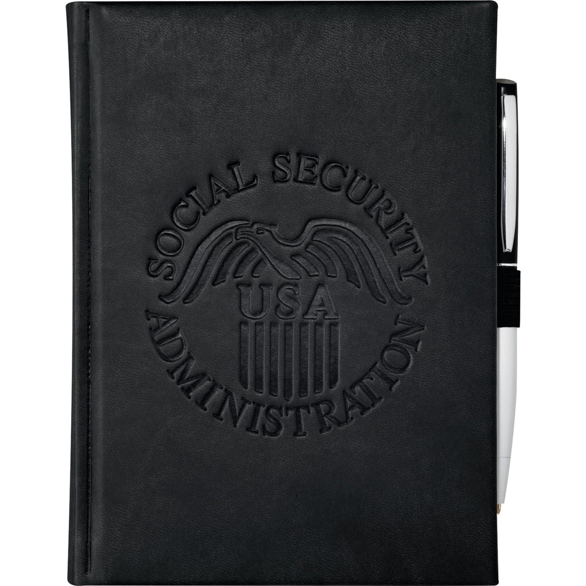 Custom logo FSC® Mix 5" x 7" Pedova™ Bound Journal