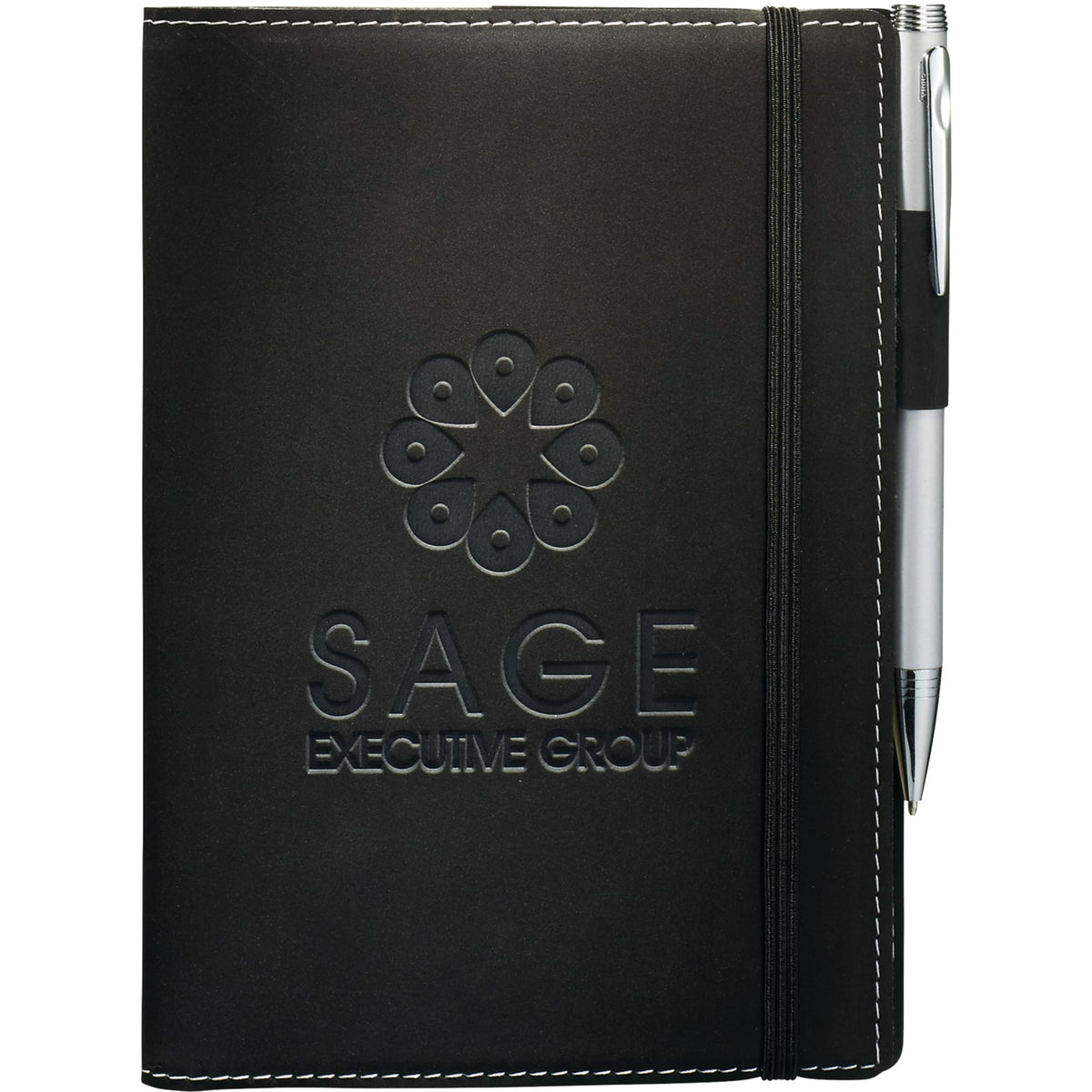 Custom logo FSC® Mix 5.25" x 7.5" Revello Refillable Journal