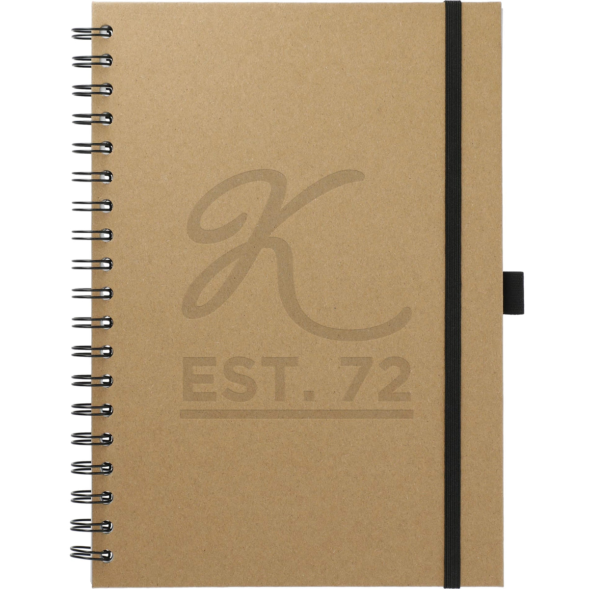 Custom logo FSC® Mix 7" x 10" Large Spiral Journal