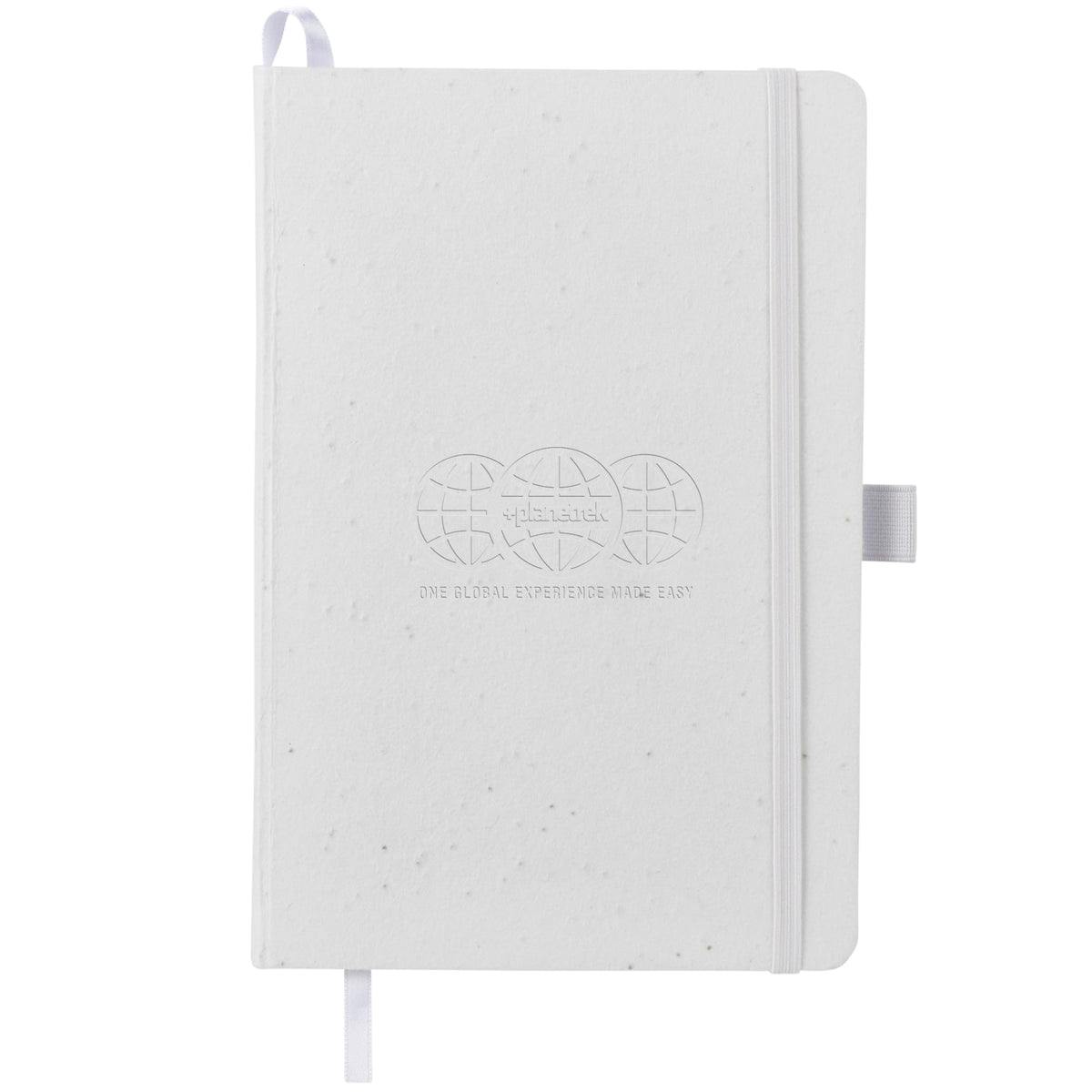 Custom logo 5.5" x 8.5" FSC® Recycled Seed Paper Bound Journal