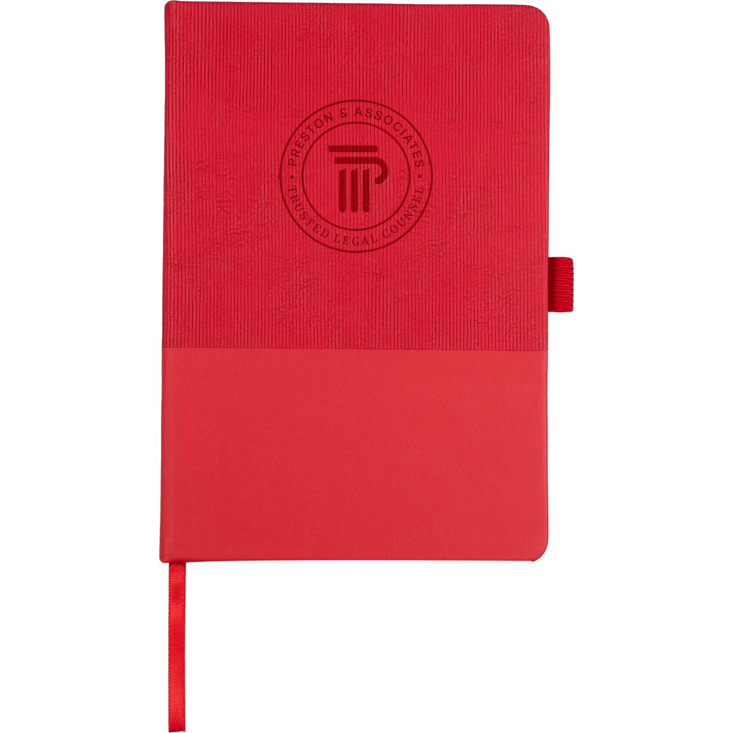 5.5" x 8.5" FSC® Recycled Ribbed Bound Journal
