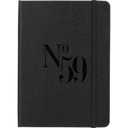 Custom logo 5” x 7” FSC® Recycled Pebble Hard Bound Journal