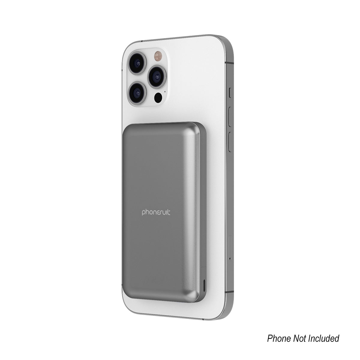 Custom logo 10,000 mAh PhoneSuit® Mag Max Wireless Portable Pocket Charger & Battery Pack