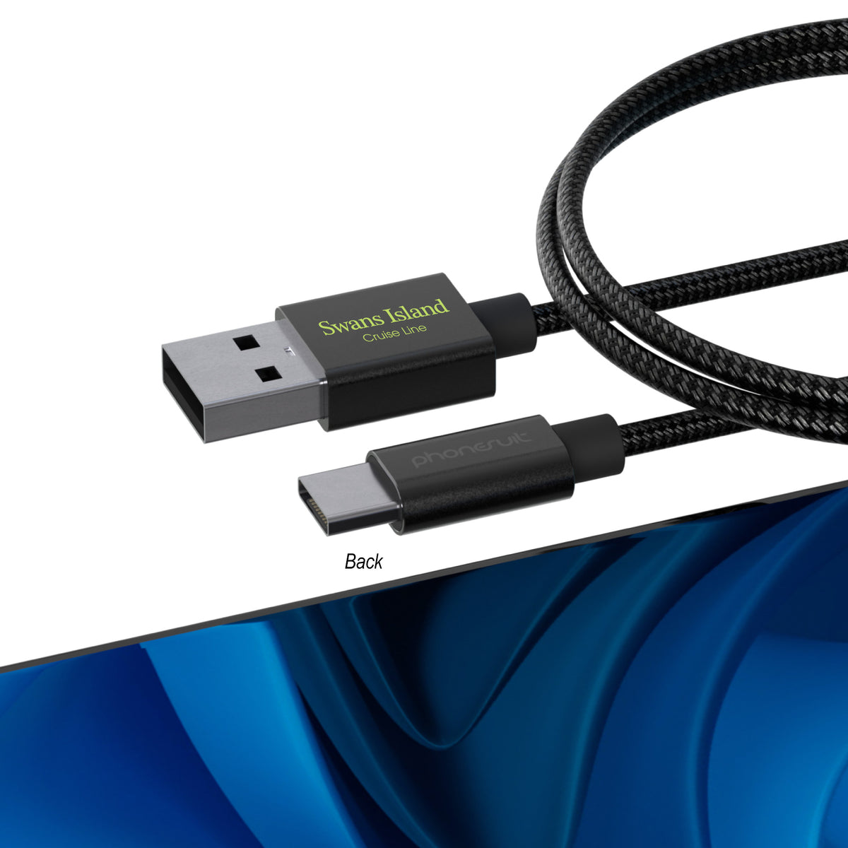 Custom logo 10' 60W PhoneSuit® NOVO Cable