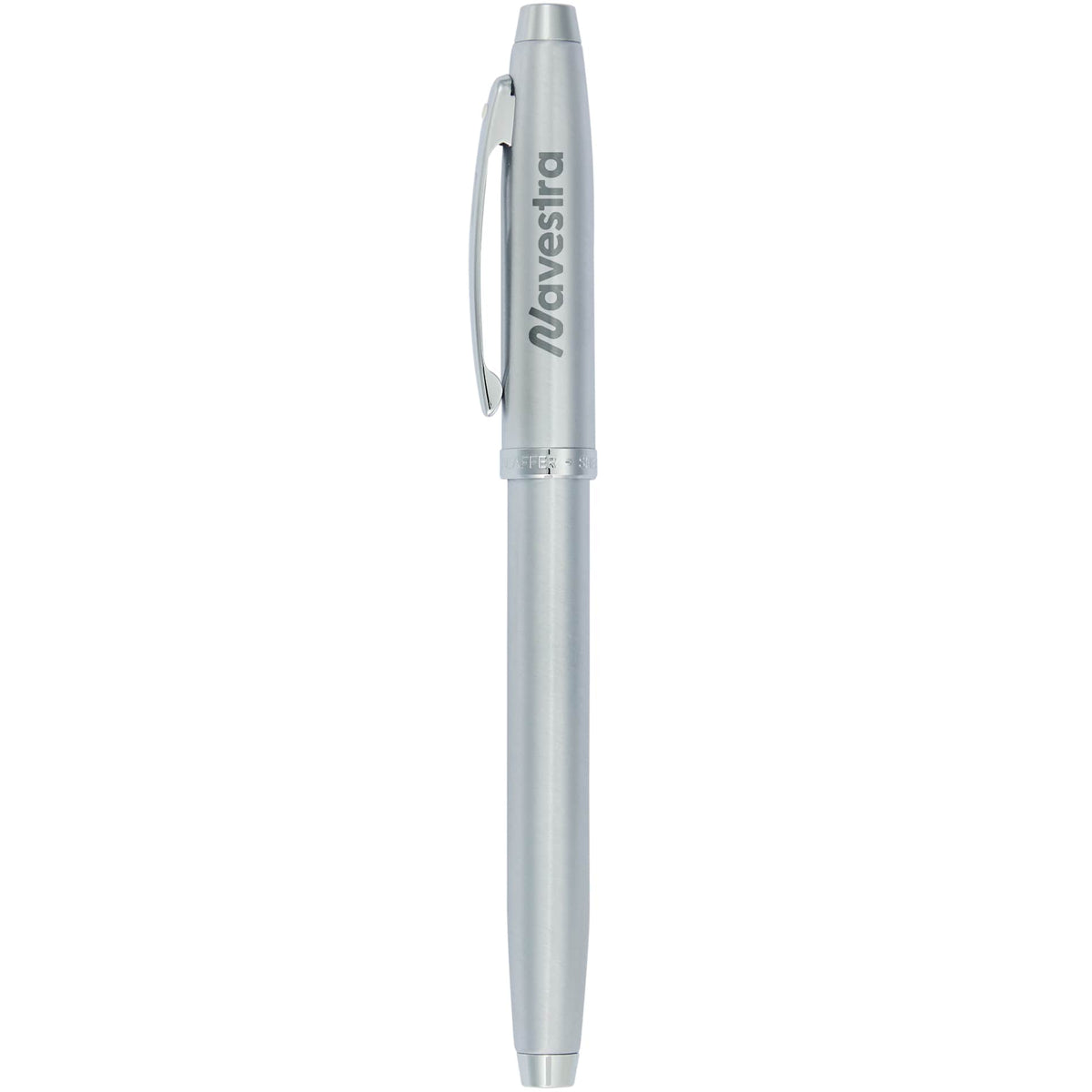 Custom logo Sheaffer® 100 Brushed Chrome Roller Ball