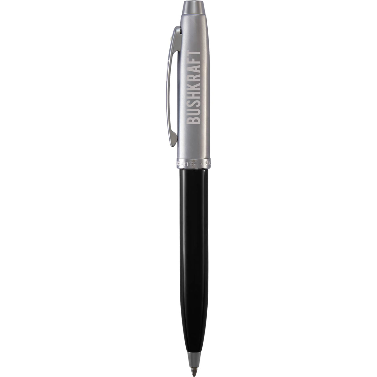 Custom logo Sheaffer® 100 Chrome Black Ballpoint