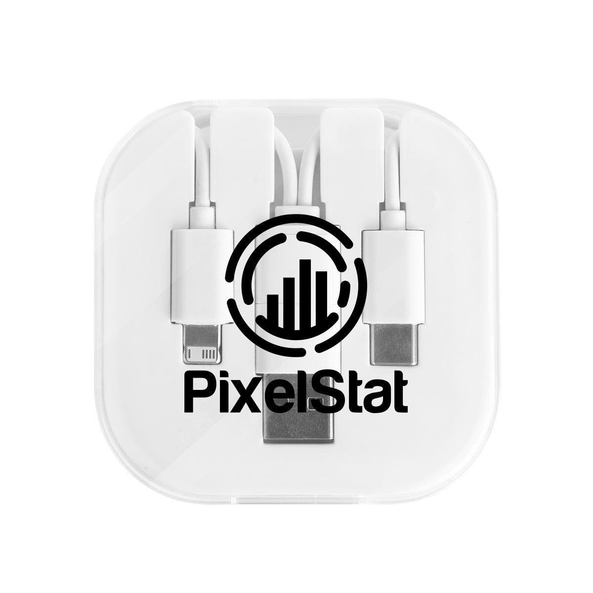 Custom logo 3-In-1 Charging Cable With Phone Stand 2.0
