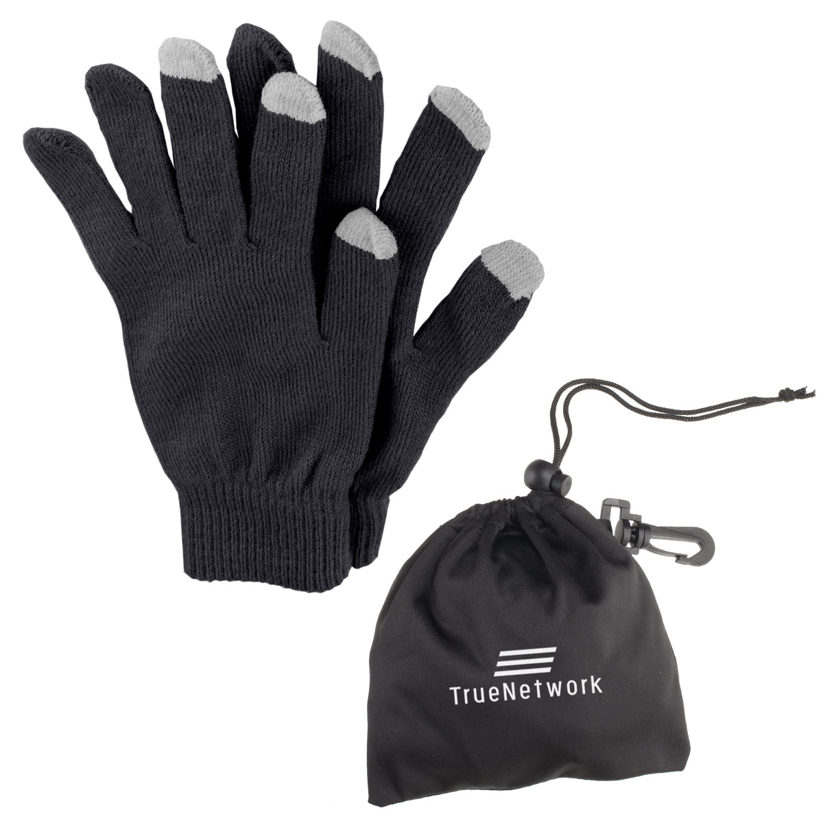 Custom logo Touch Screen Gloves In Pouch