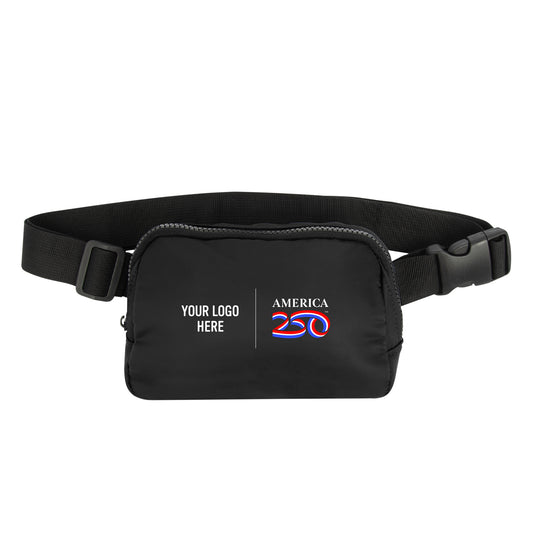Custom logo America250™ Anywhere Belt Bag