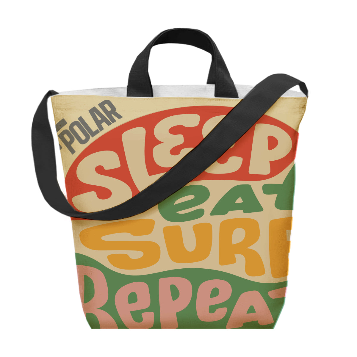 Custom logo Sublime Series rPET Satchel Tote Bag