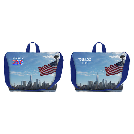 Custom logo America250™ Sublime Series rPET Conference Tote Bag