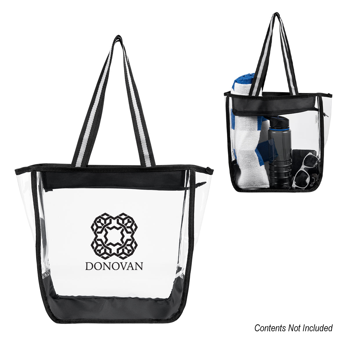 Custom logo Stowe EVA Clear Tote Bag