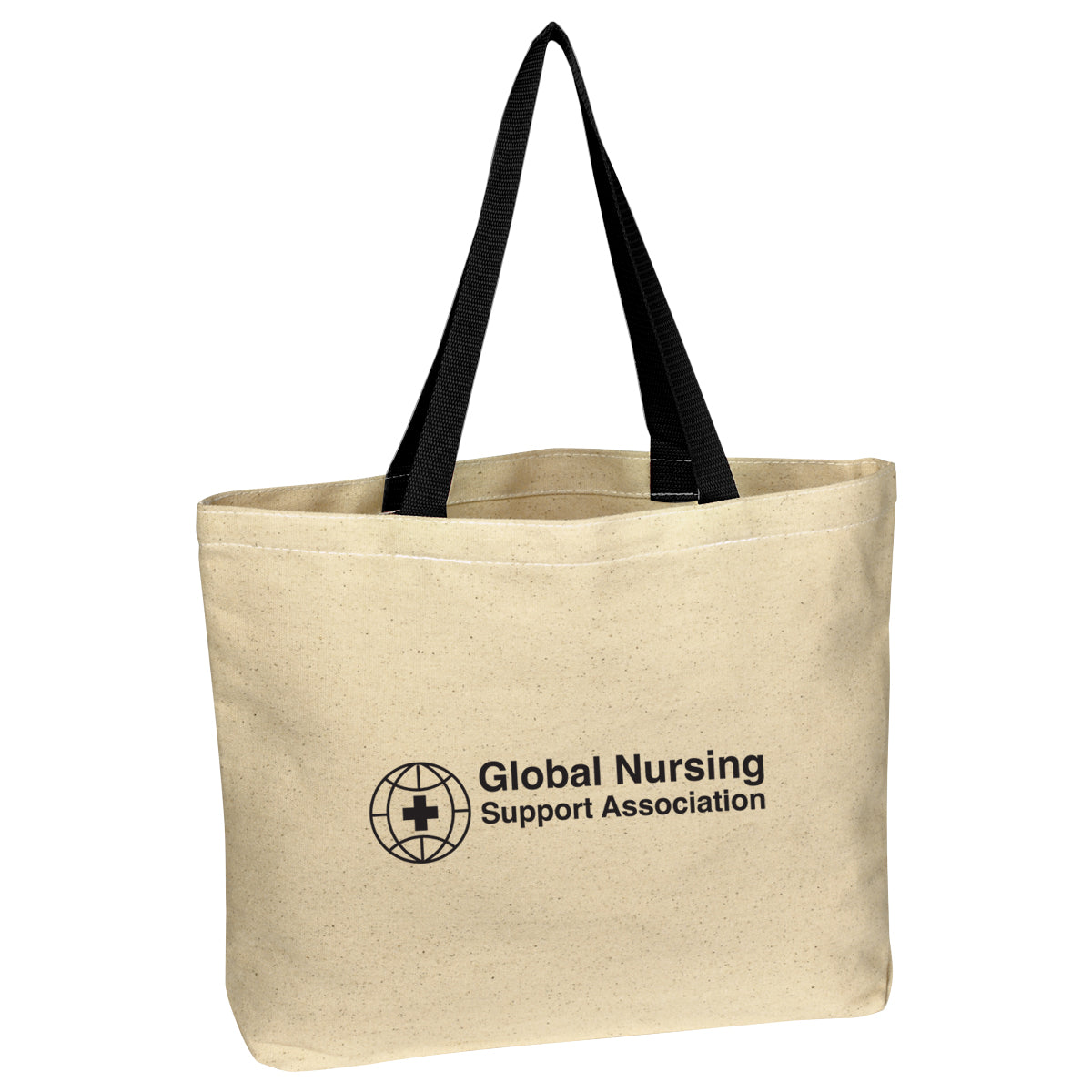 Custom logo Natural 10 Oz. Cotton Canvas Tote Bag