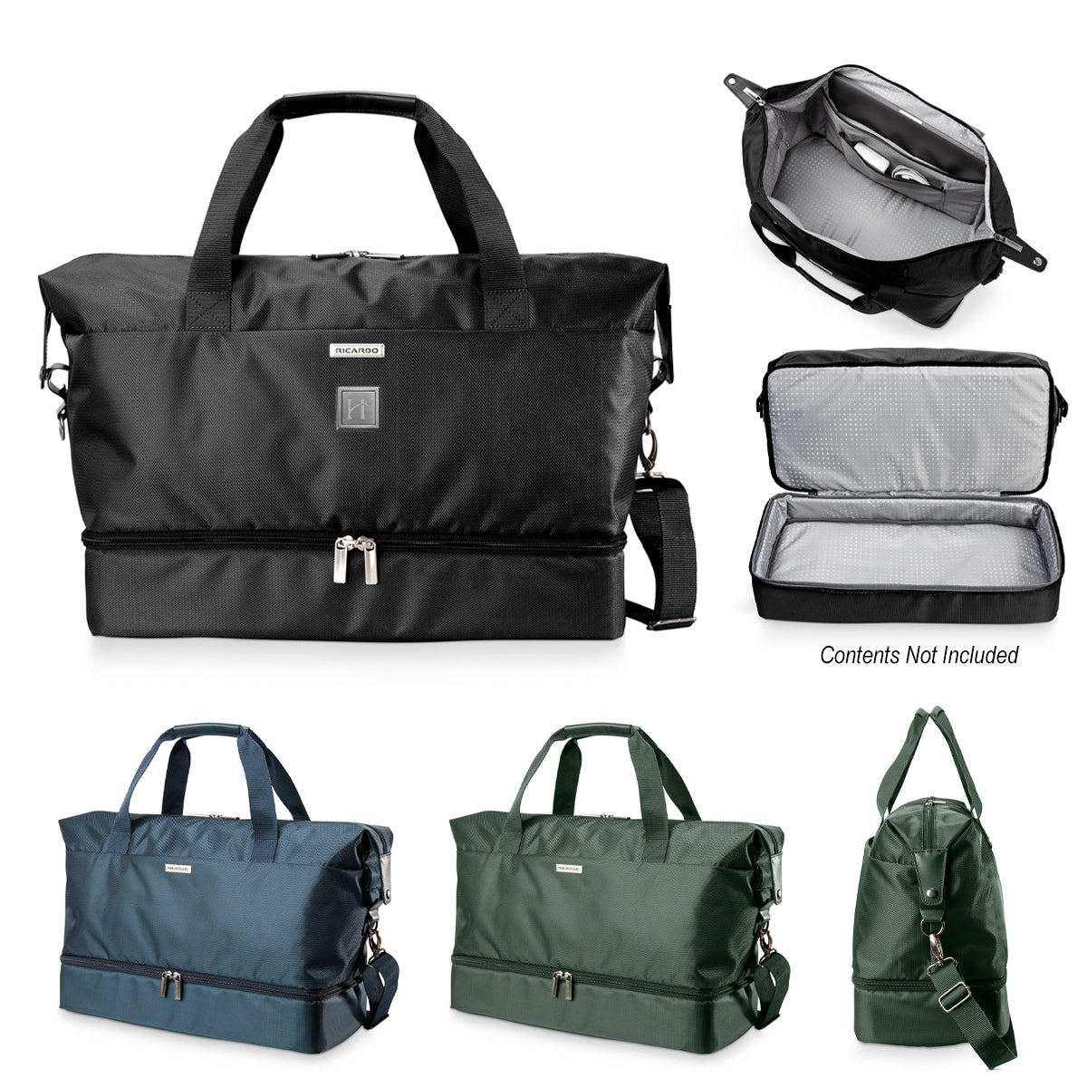 Custom logo Ricardo® Avalon Drop-Bottom Weekender Duffel Bag
