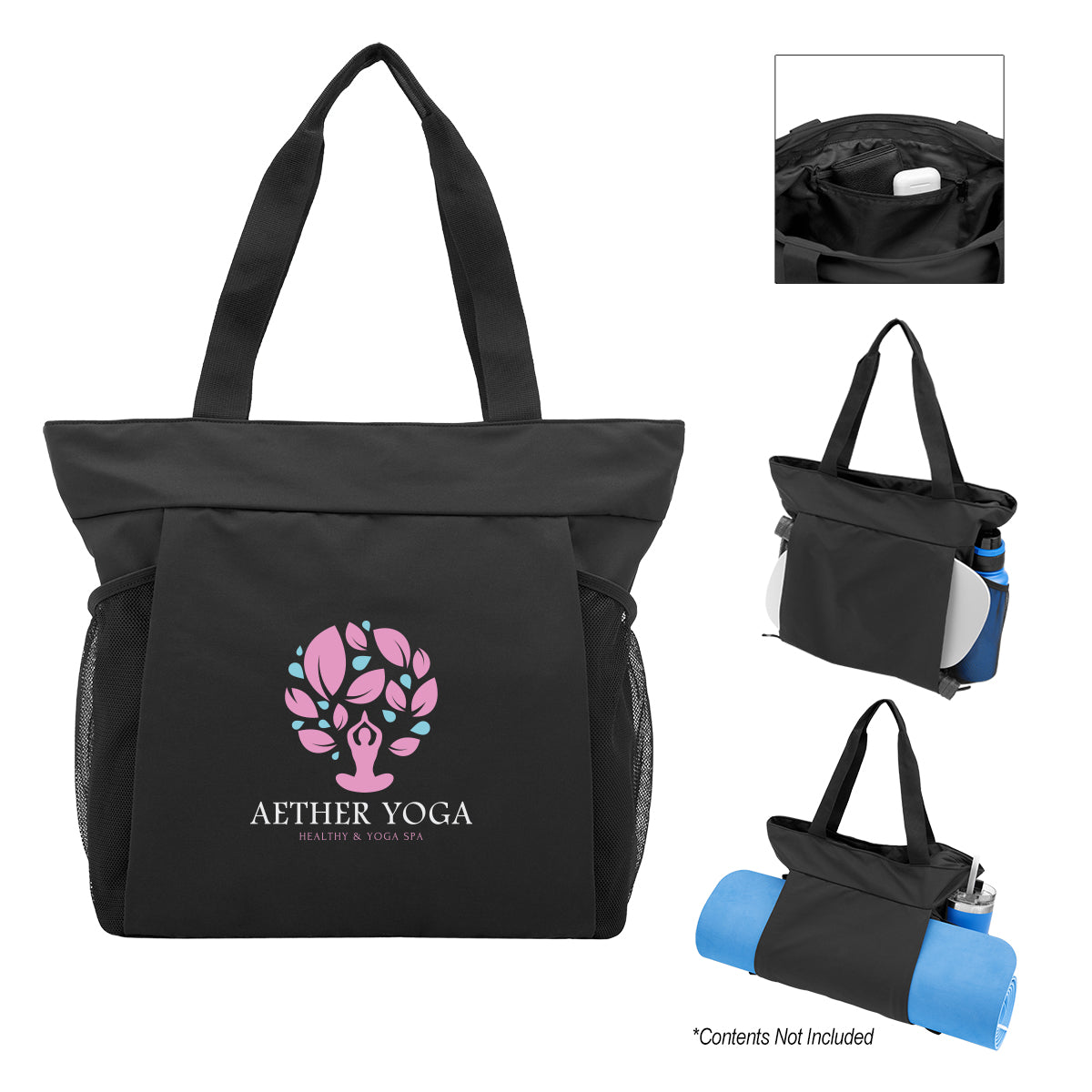 Custom logo Pulse Recycled Tote Bag