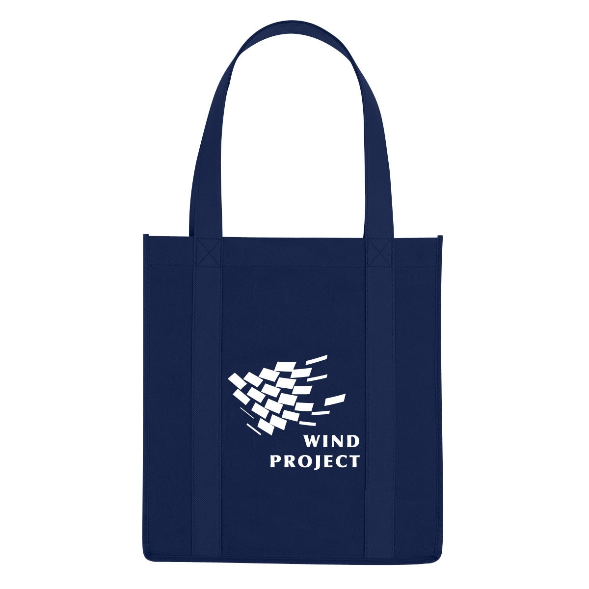 Custom logo Non-Woven Avenue Shopper Tote Bag