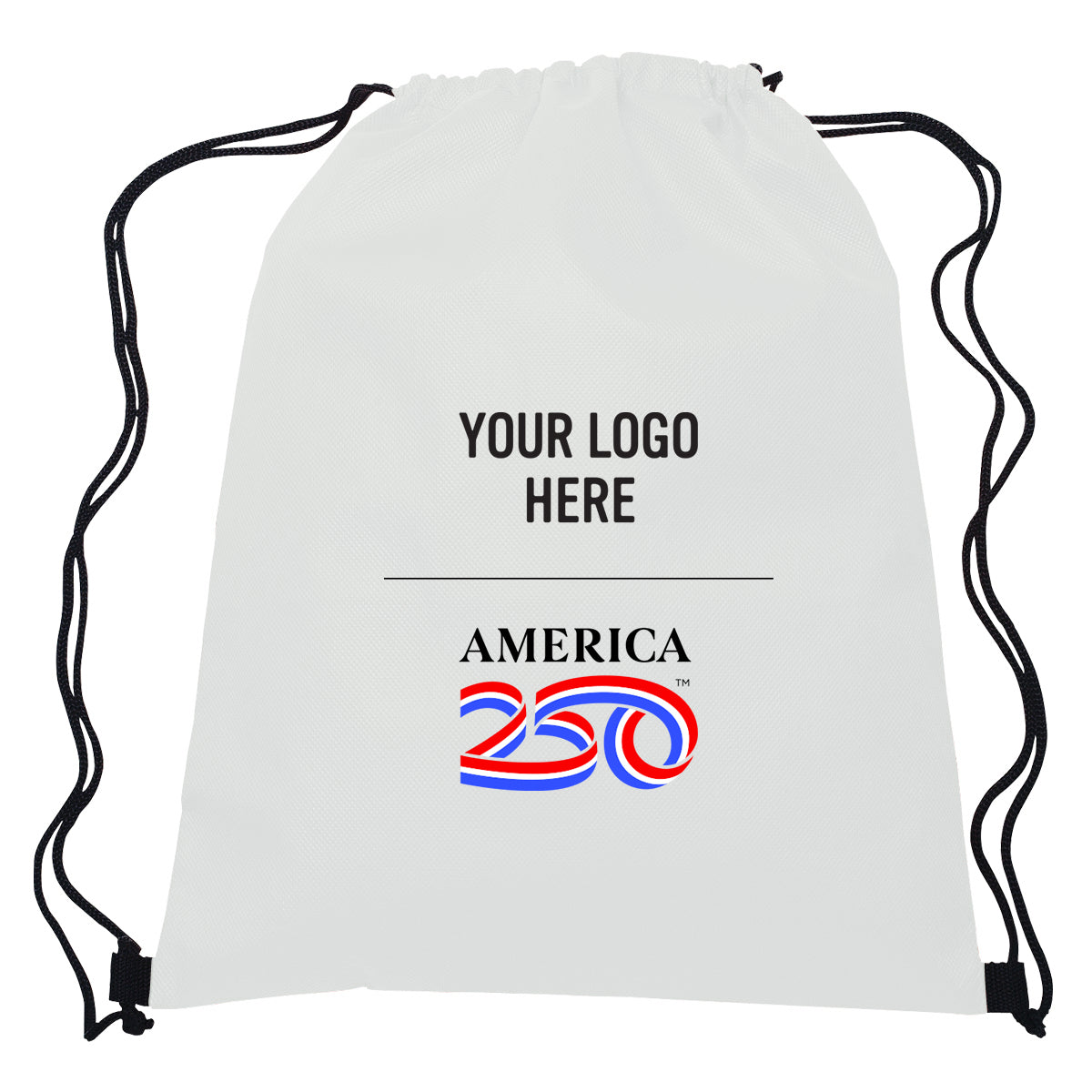 Custom logo America250™ Non-Woven Recycled Hit Sports Pack