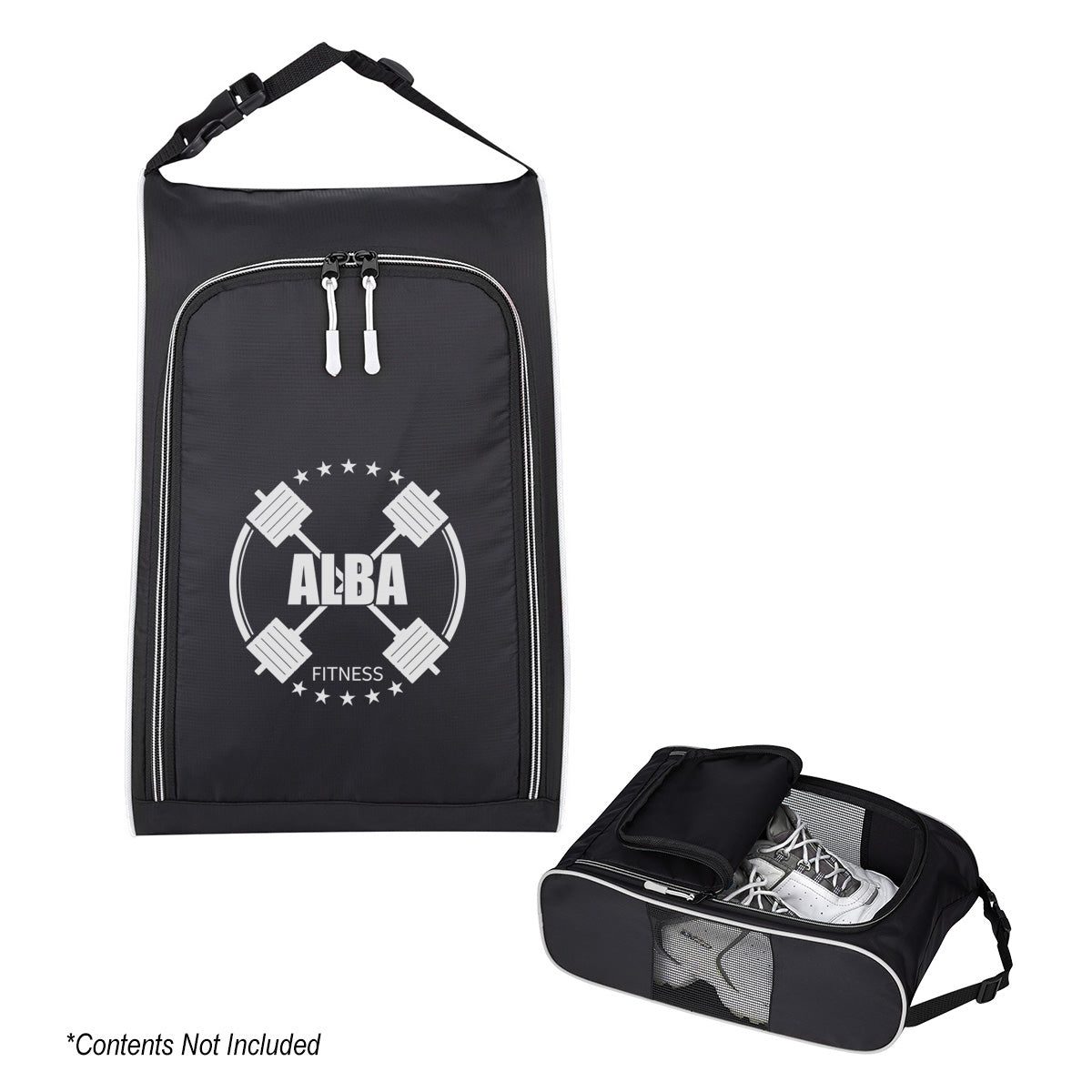 Custom logo Crosstown Side-Mesh Shoe Bag