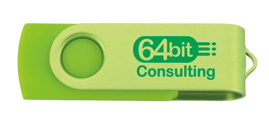 4 GB Two Tone Folding USB 2.0 Flash Drive
