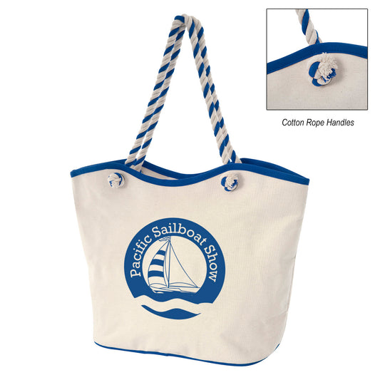 Custom logo Maui 8 Oz. Laminated Cotton Tote Bag