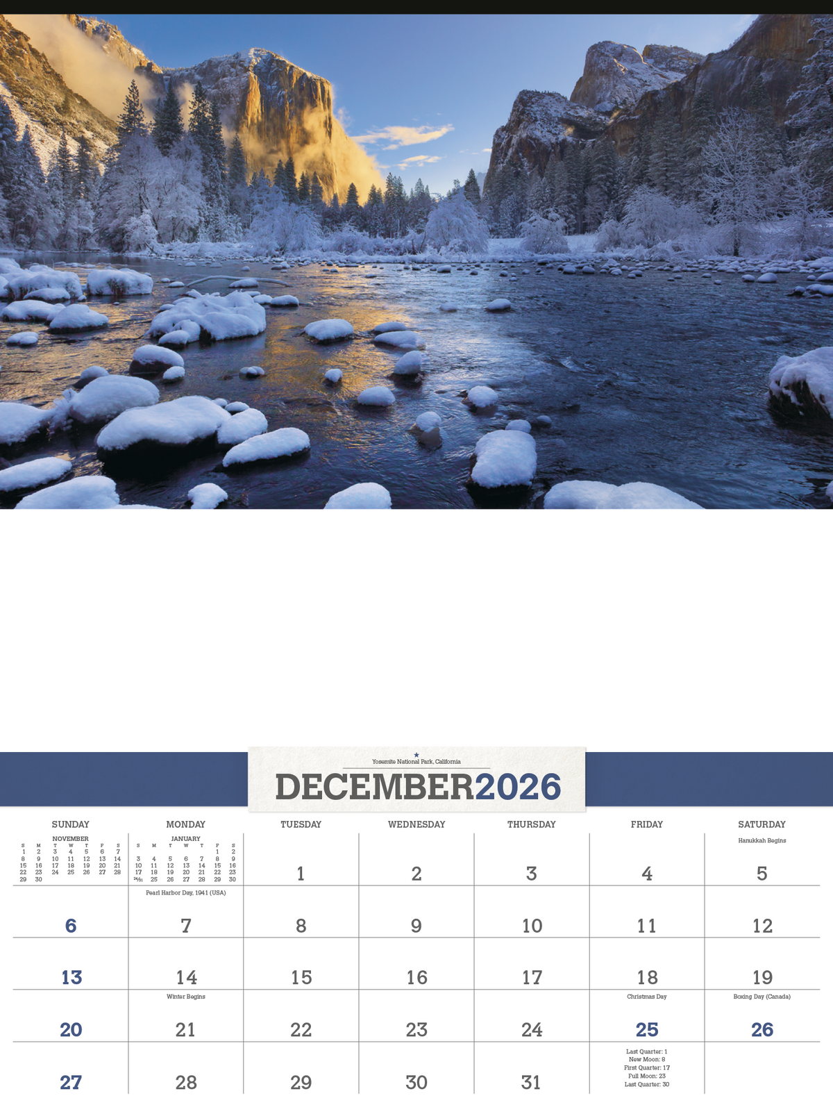 Custom logo American Splendor Calendar