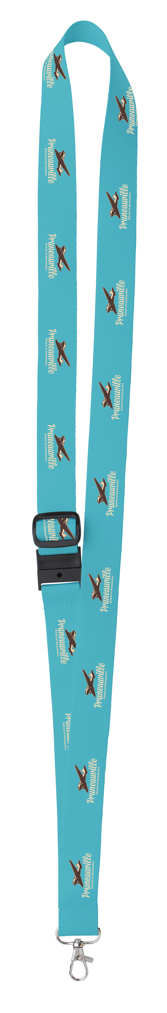 1" Adjustable Polyester 4 Color Lanyard