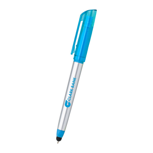 Custom logo Trilogy Highlighter Stylus Pen