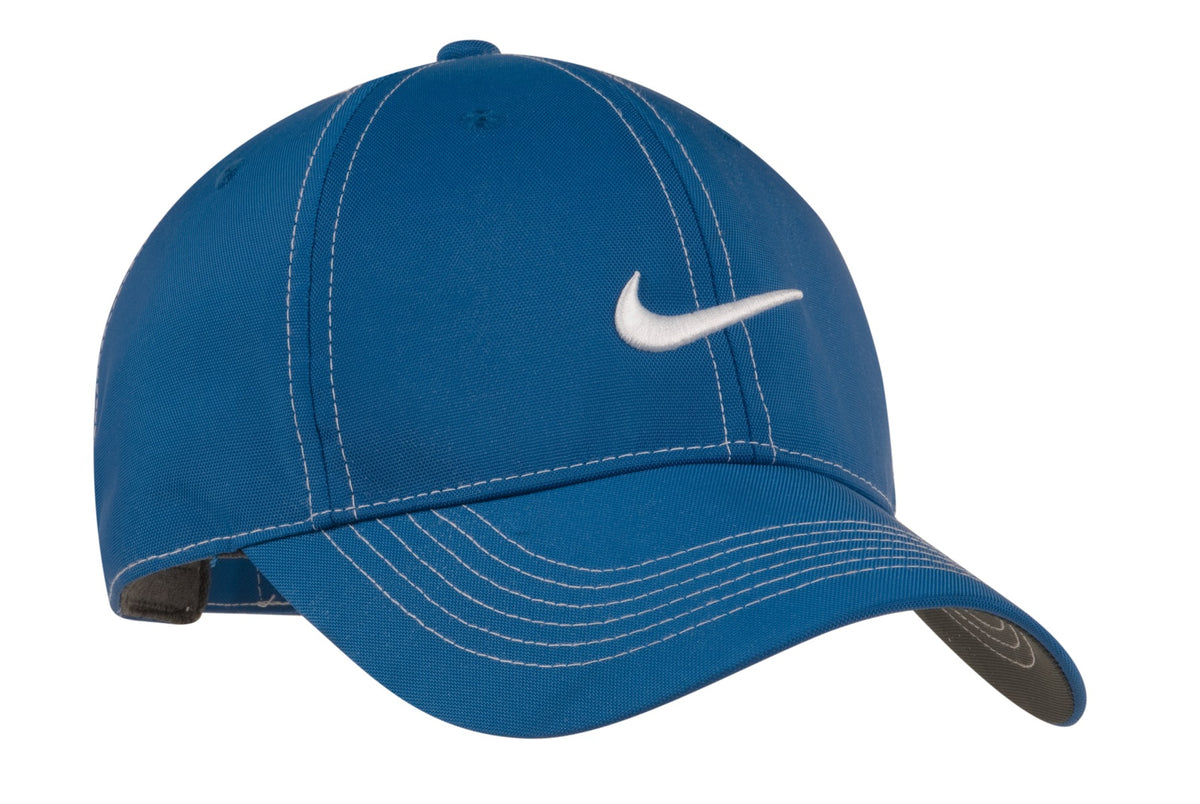 Custom logo Nike Swoosh Front Cap. 333114 in Varsity Royal