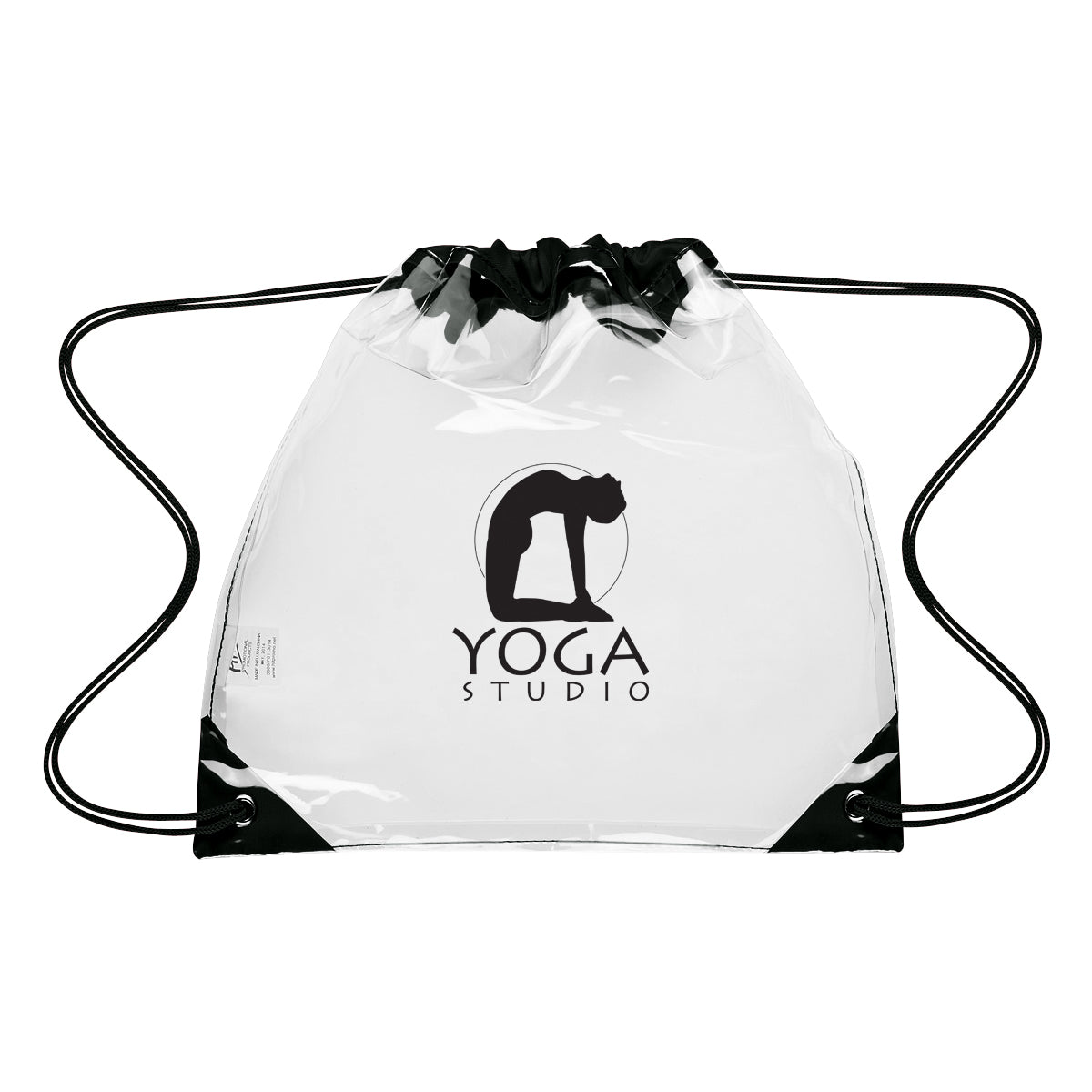 Custom logo Touchdown Clear EVA Drawstring Backpack
