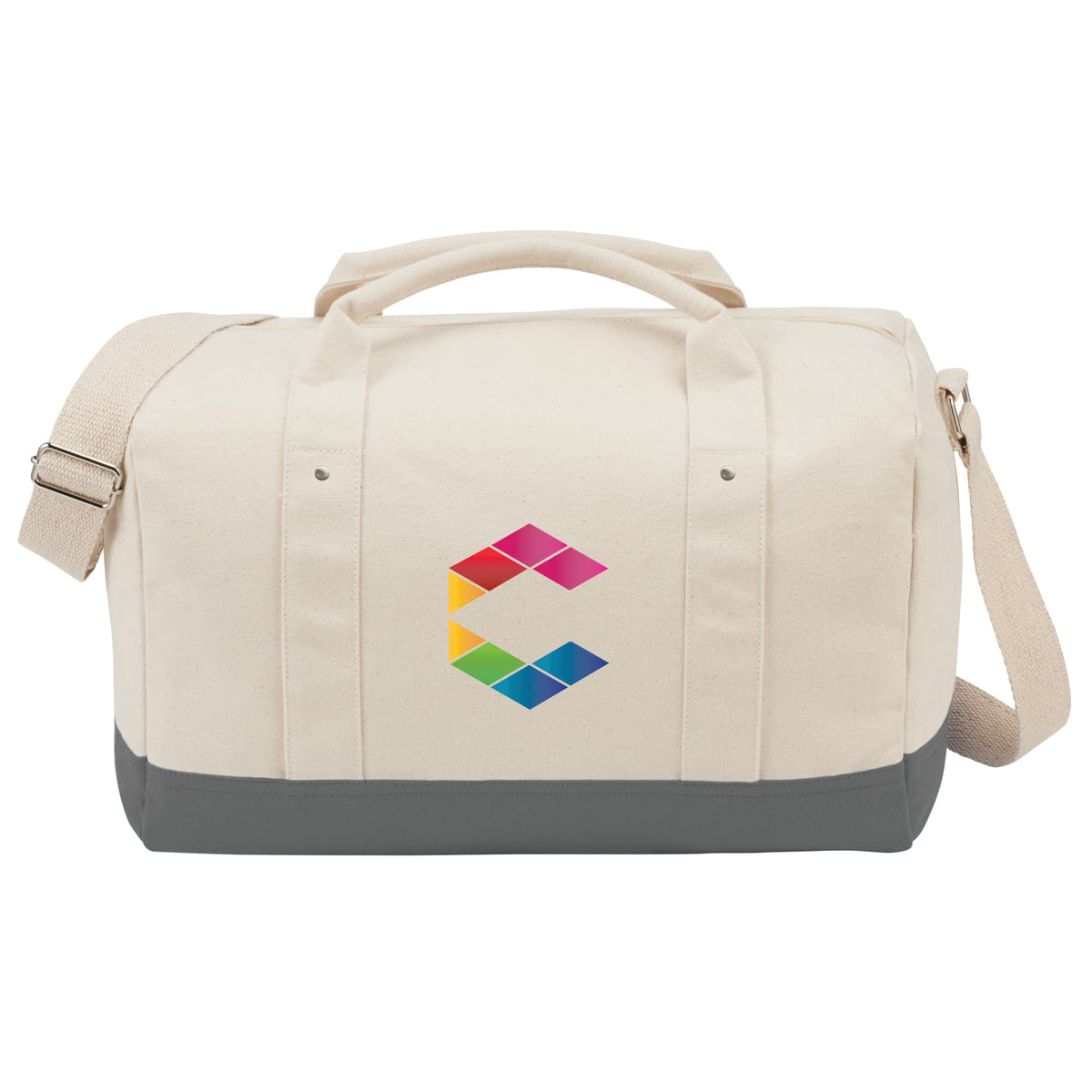 Custom logo Belair 17" Cotton Canvas Duffel