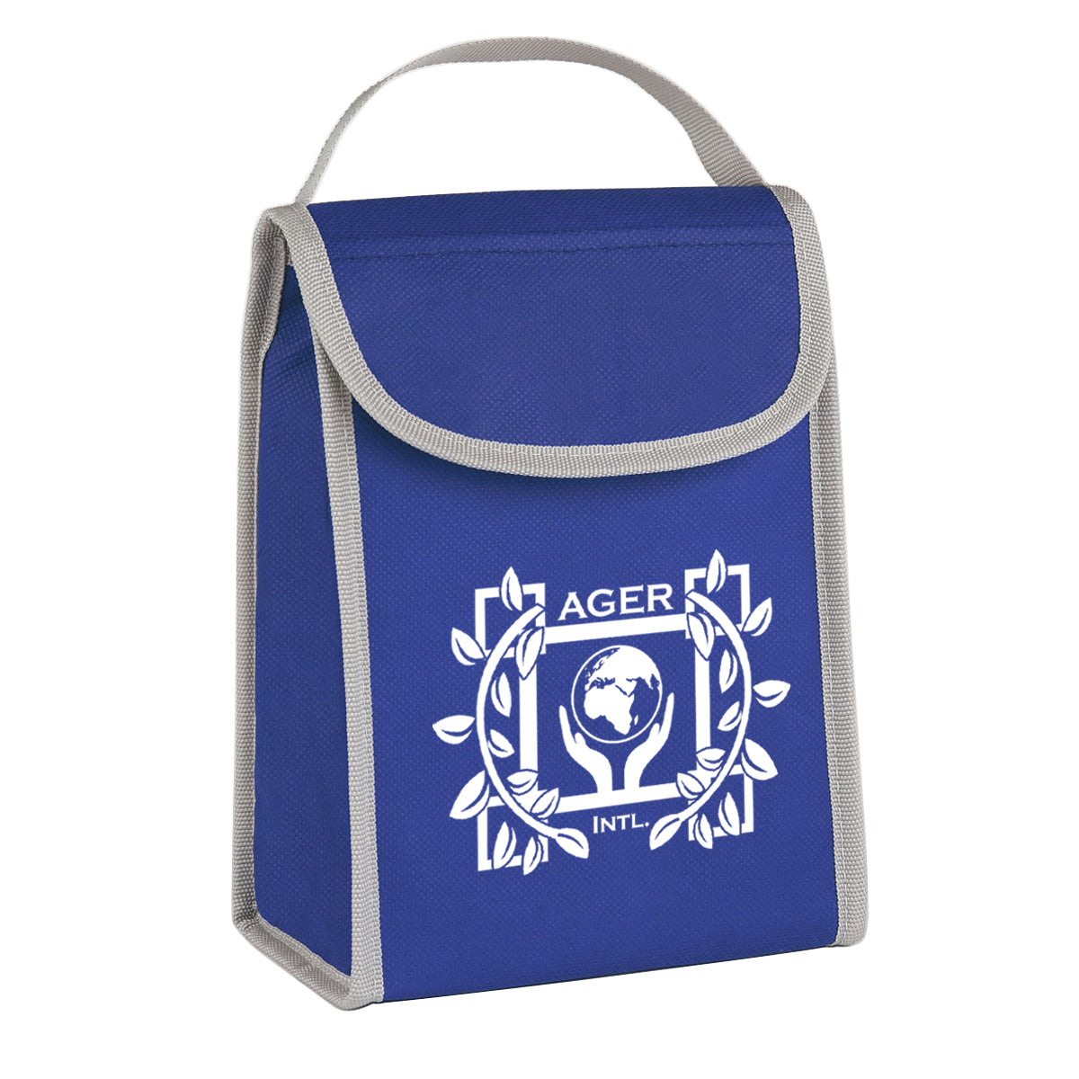 Custom logo Non-Woven Folding Identification Lunch Bag