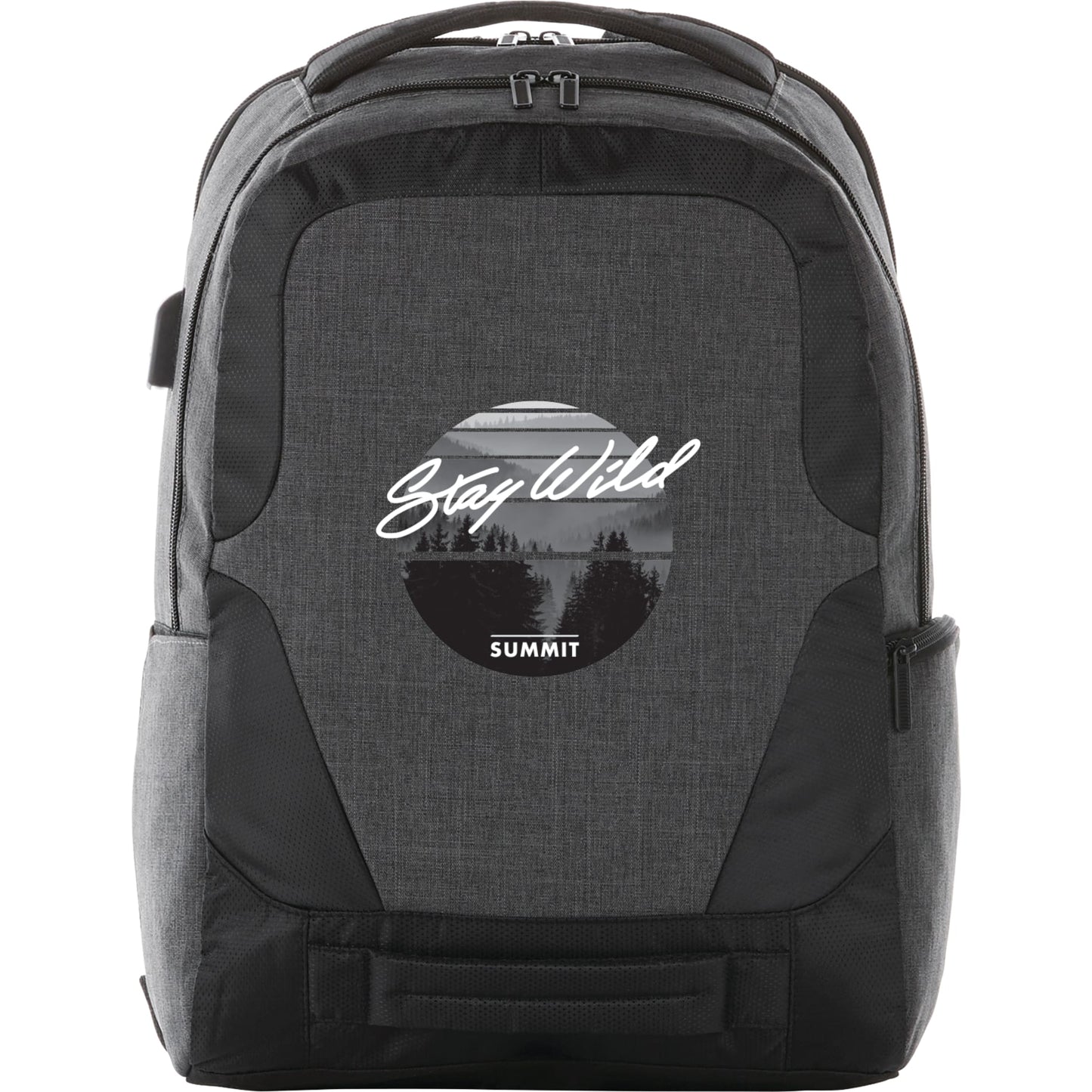 Custom logo Overland 17" TSA Computer Backpack w/ USB Port