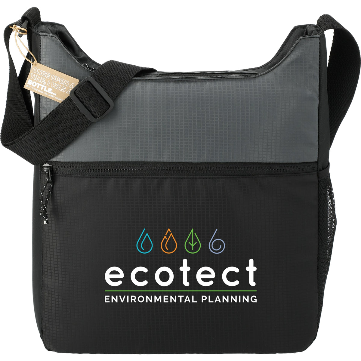 Custom logo NBN Trailhead Recycled Zippered Tote