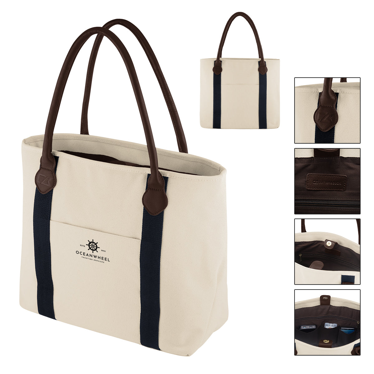Cutter & Buck® 24 Oz. Cotton Canvas Tote Bag
