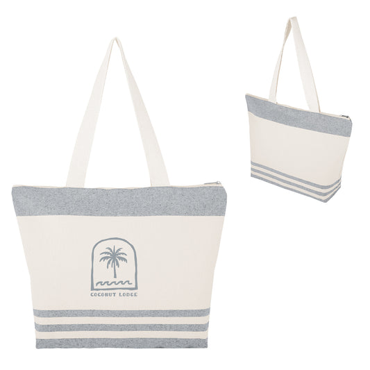 Marlo 10 Oz. Recycled Cotton Zippered Tote Bag