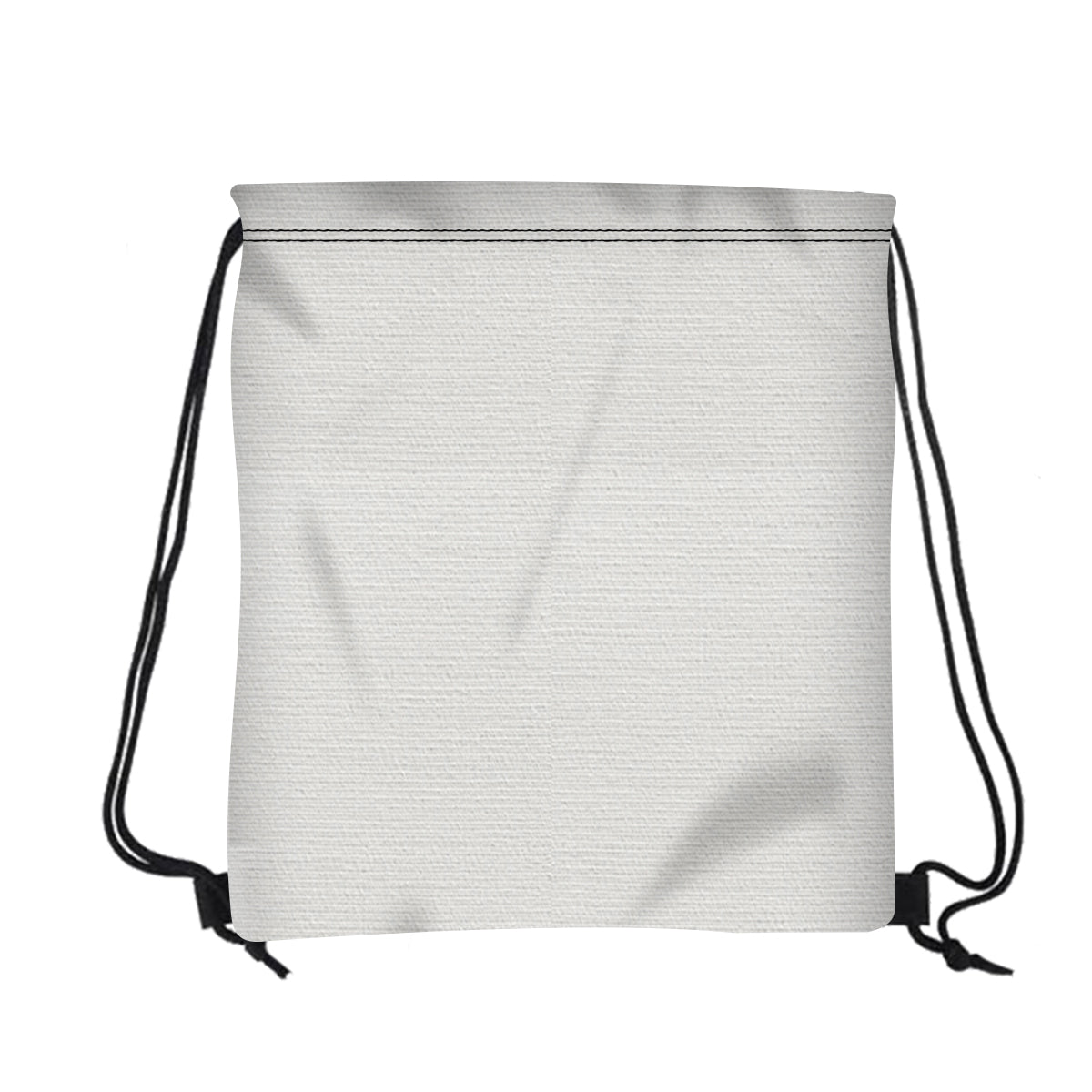 Custom logo 16" W X 18" H Canvas Drawstring Backpack