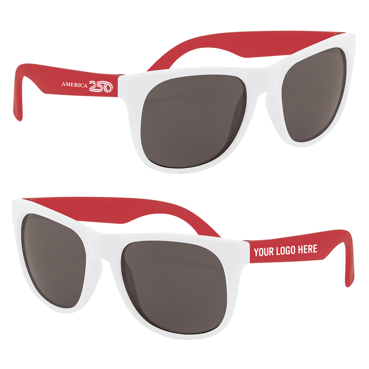 Custom logo America250™ Rubberized Sunglasses