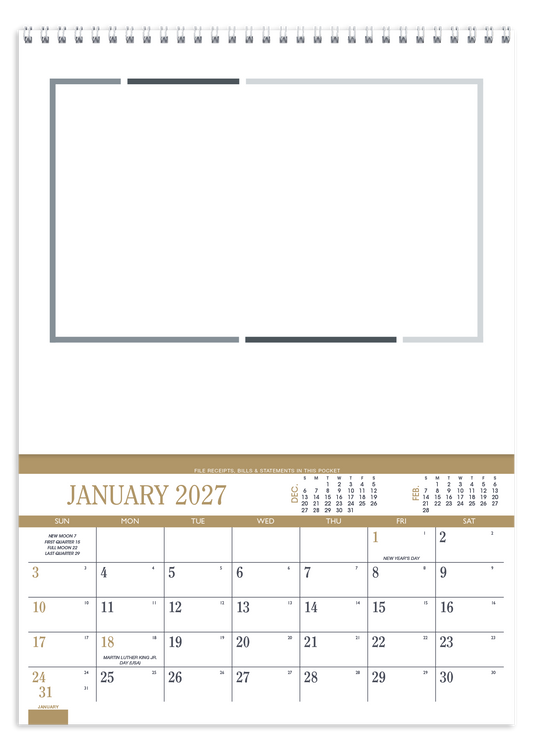 Custom logo Recipe Pocket Calendar