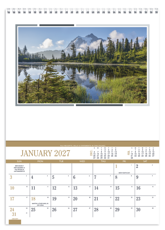 Custom logo Recipe Pocket Calendar