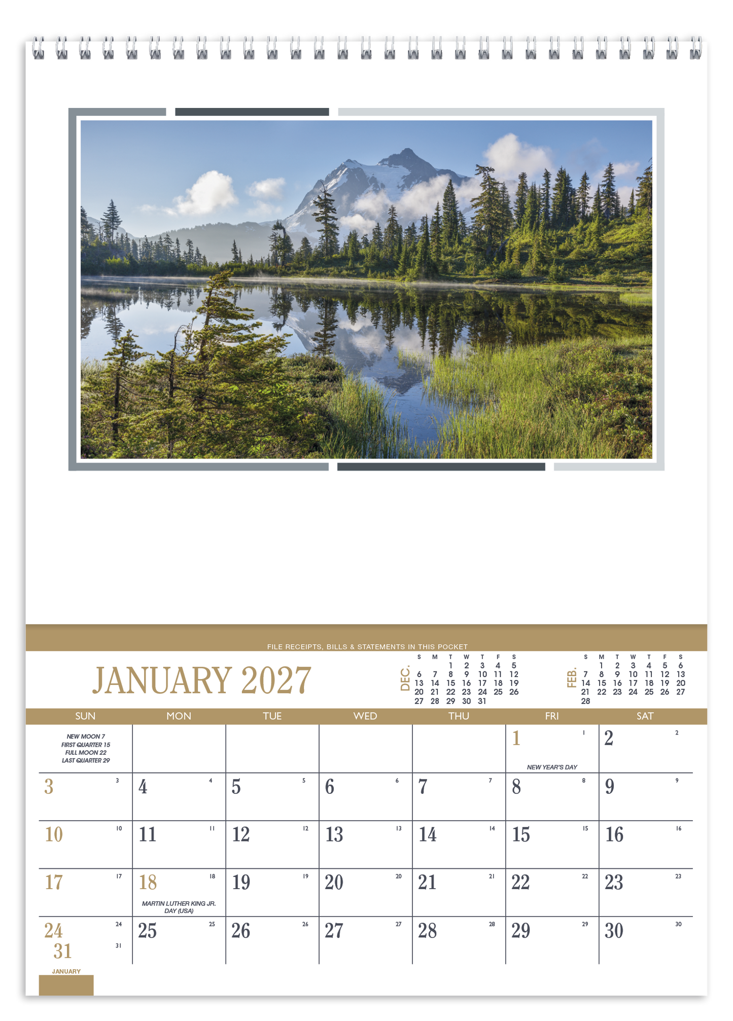 Recipe Pocket Calendar