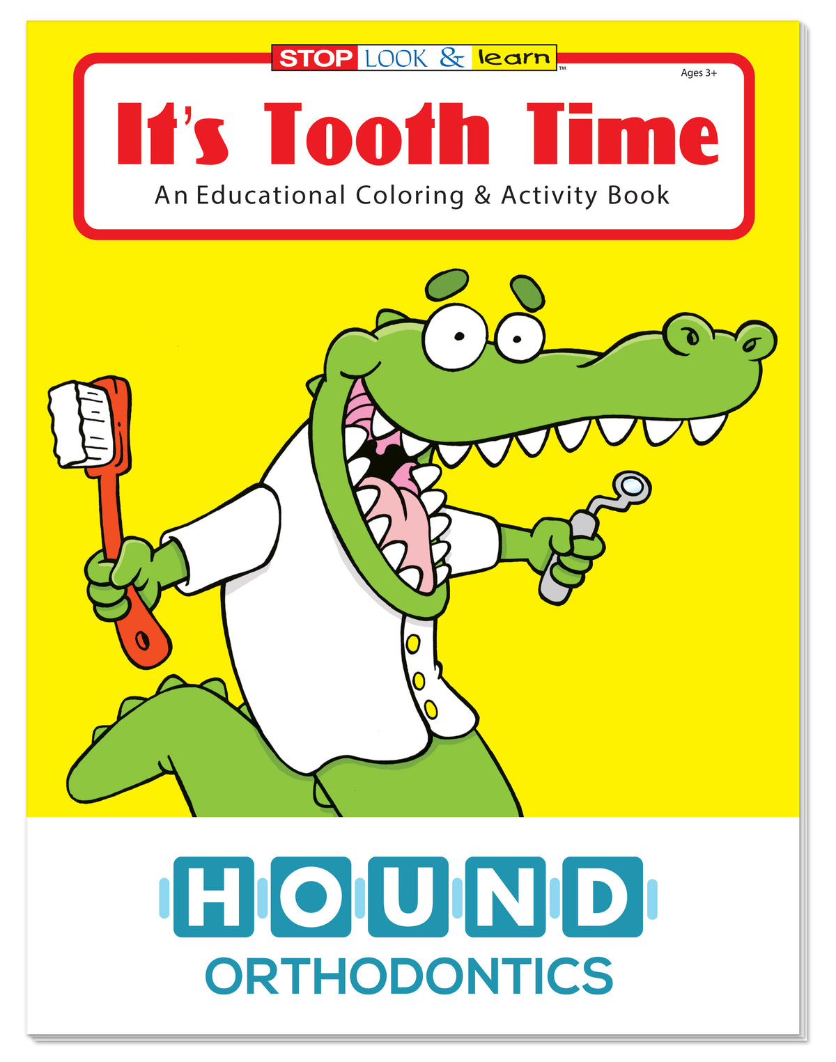 Custom logo Coloring Book: It's Tooth Time