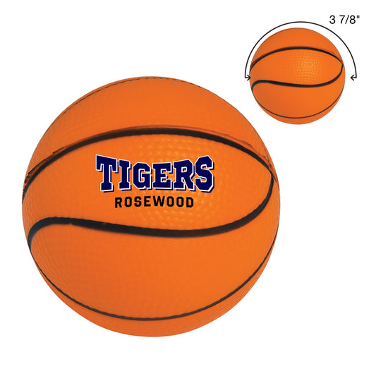 Custom logo Basketball Shape Stress Reliever