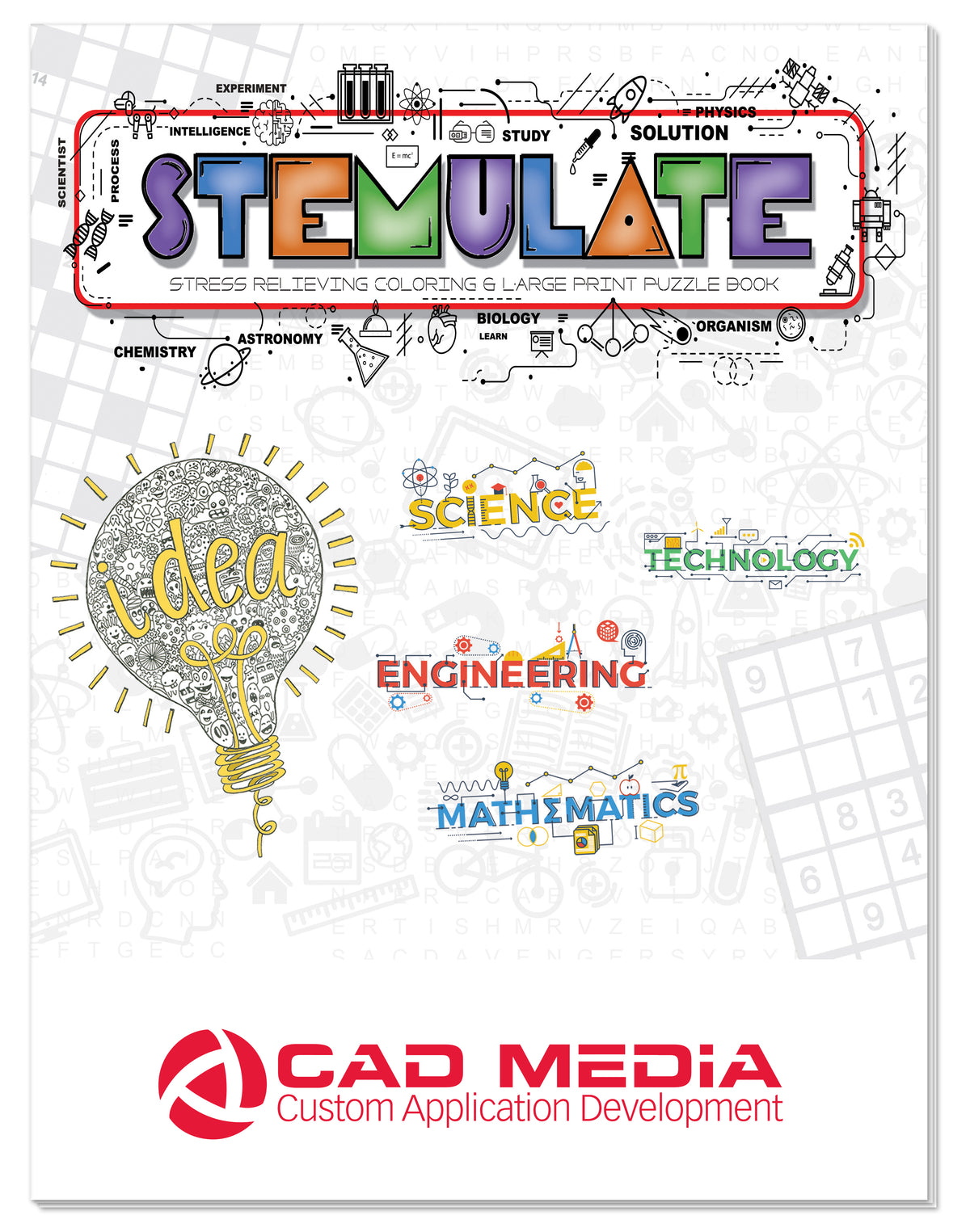 Custom logo Puzzle Book: STEMulate