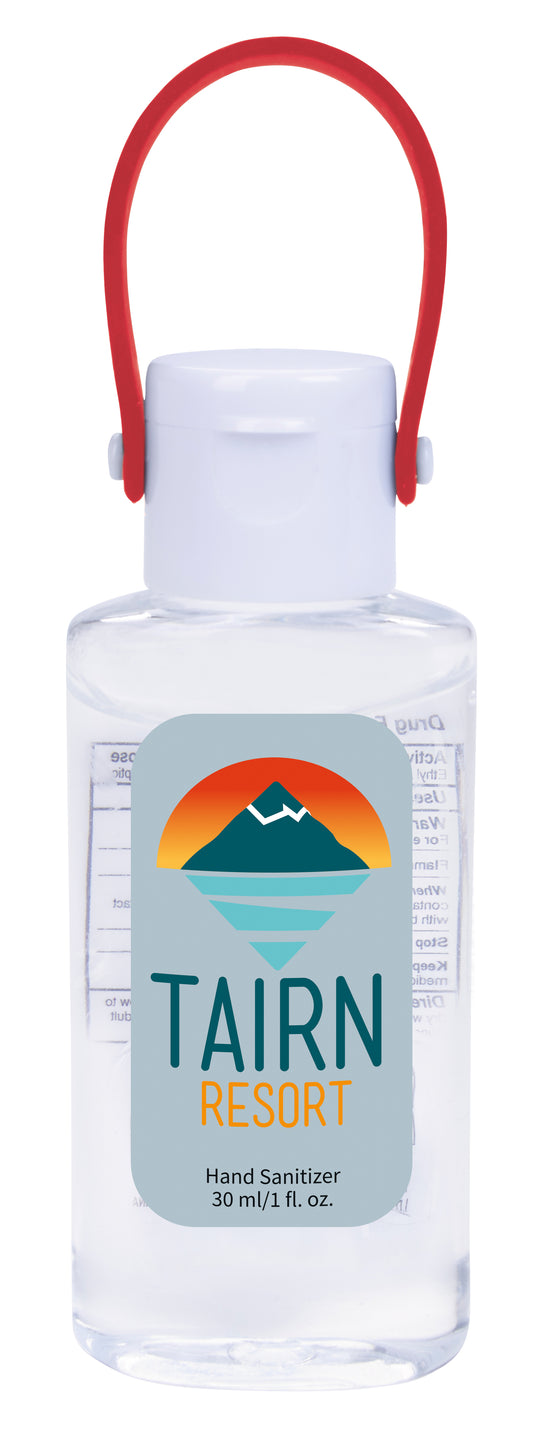 Custom logo 1 oz. Slim Hand Sanitizer with Hanger