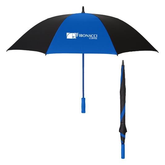 Custom logo 60" Arc Splash of Color Golf Umbrella