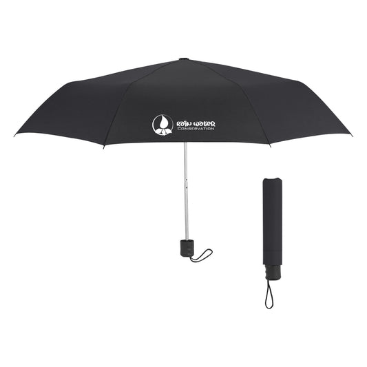 Custom logo 42" Arc Budget Recycled Telescopic Umbrella