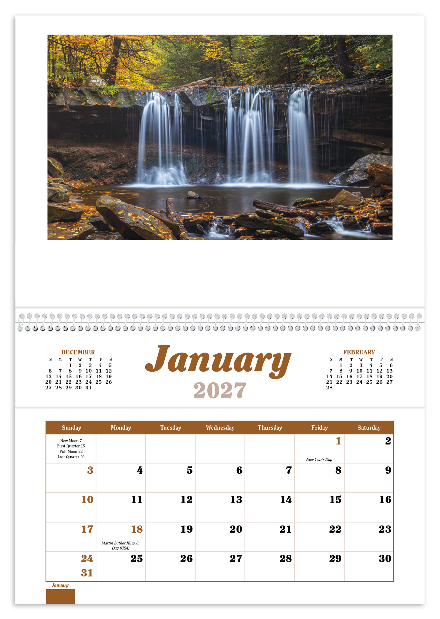 Home Cooking Guide Pocket Calendar