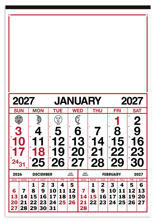 Commercial 12-Sheet Calendar