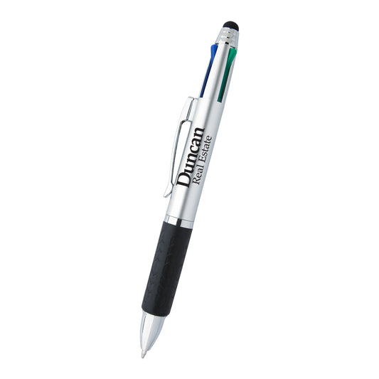 Custom logo 4-In-1 Pen With Stylus