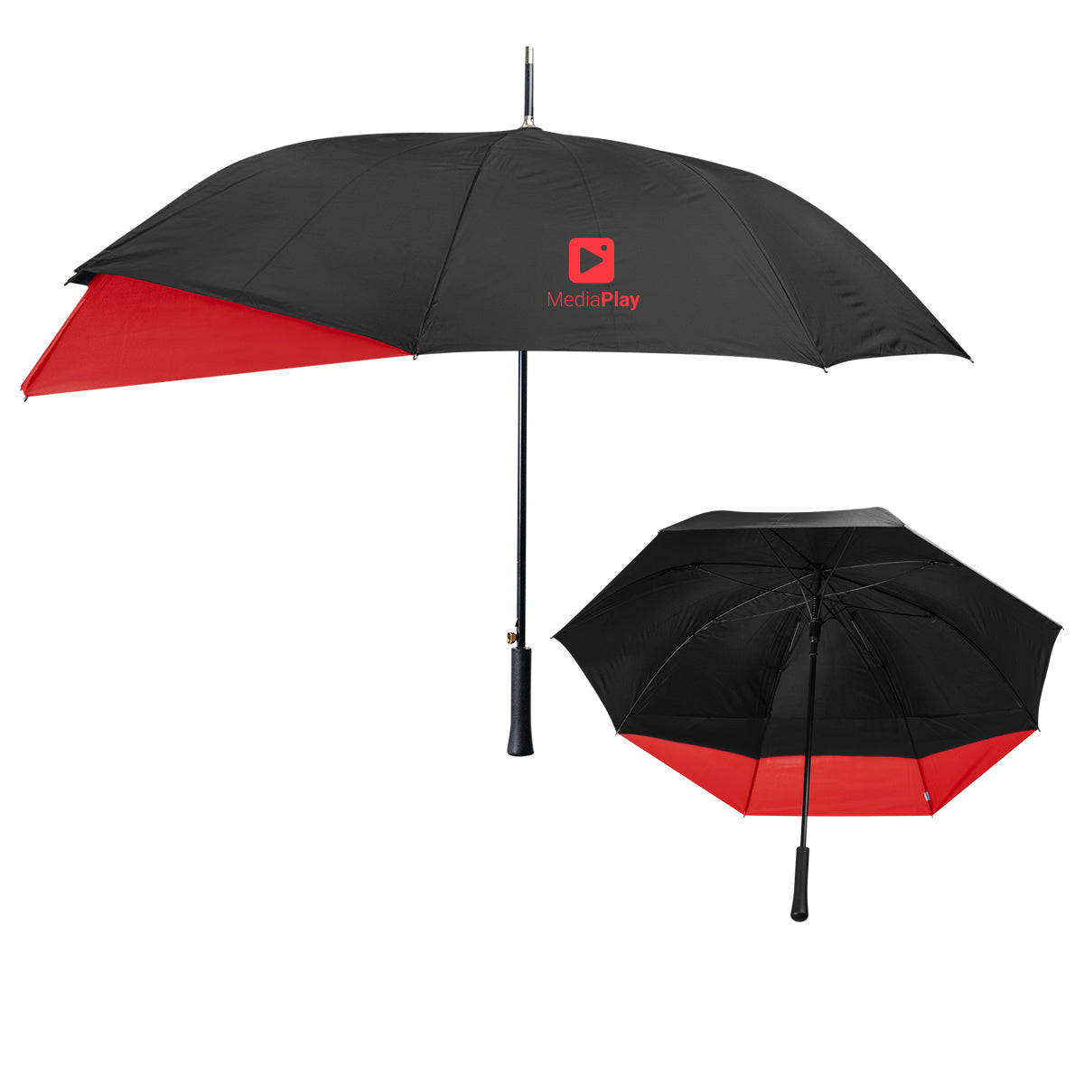 Custom logo 47" Arc Extended Coverage Umbrella